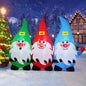 7.5 FT Christmas Gnome Inflatable Three Midgets Holding Hands Outdoor Christmas Decorations Party Decorations