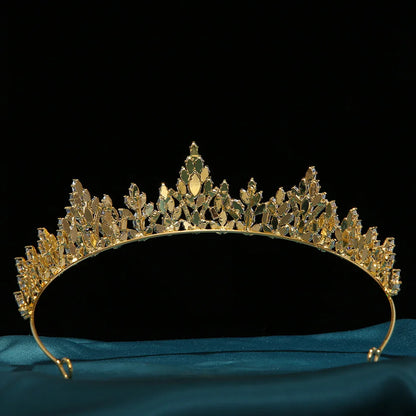 Cubic Zirconia Tiaras For Wedding Bride Hair Jewelry Accessories Bridal Tiaras Crowns For Women Pageant Prom Party Headdress