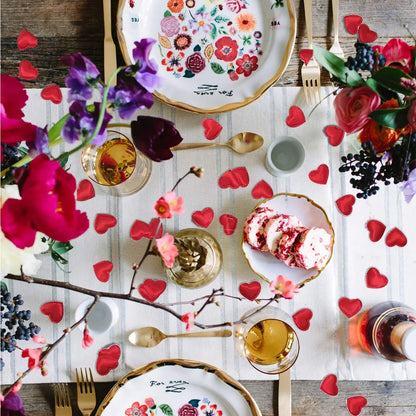 Hearts Abound - 200pc Romantic Fabric Petal Set