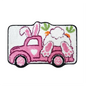 Bunny Truck Easter Bath Mat - Farmhouse Spring Bathroom Rug