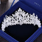 Itacazzo Bridal Headwear Crown Classic Tiaras Suitable for Women's Wedding, Birthday, Party Accessories (Can be Quickly Sent)