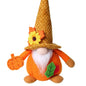 Harvest Festival Decoration Pumpkin Maple Leaf Faceless Old Man Doll Ornament Soft Toy for Autumn Themed Decorations.