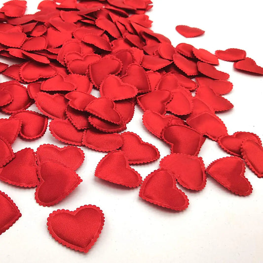 Hearts Abound - 200pc Romantic Fabric Petal Set