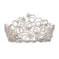 Trendy Luxury Baroque Queen Tiaras Elegant Dazzling Wedding Head Wear Sparkling Shiny Bridal Princess Crown Hair