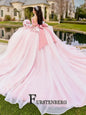 FURSTENBERG Princess Bow Quinceneara Dress Ball Gown Kids Girl Ruffles Beads Royal Train 15 Anos Vestido Customized Plus Size