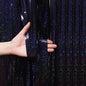 2/3M Party Background Wedding Decoration Foil Fringe Curtain Sequin Bachelorette Photo Backdrop Wall Curtain Birthday BabyShower