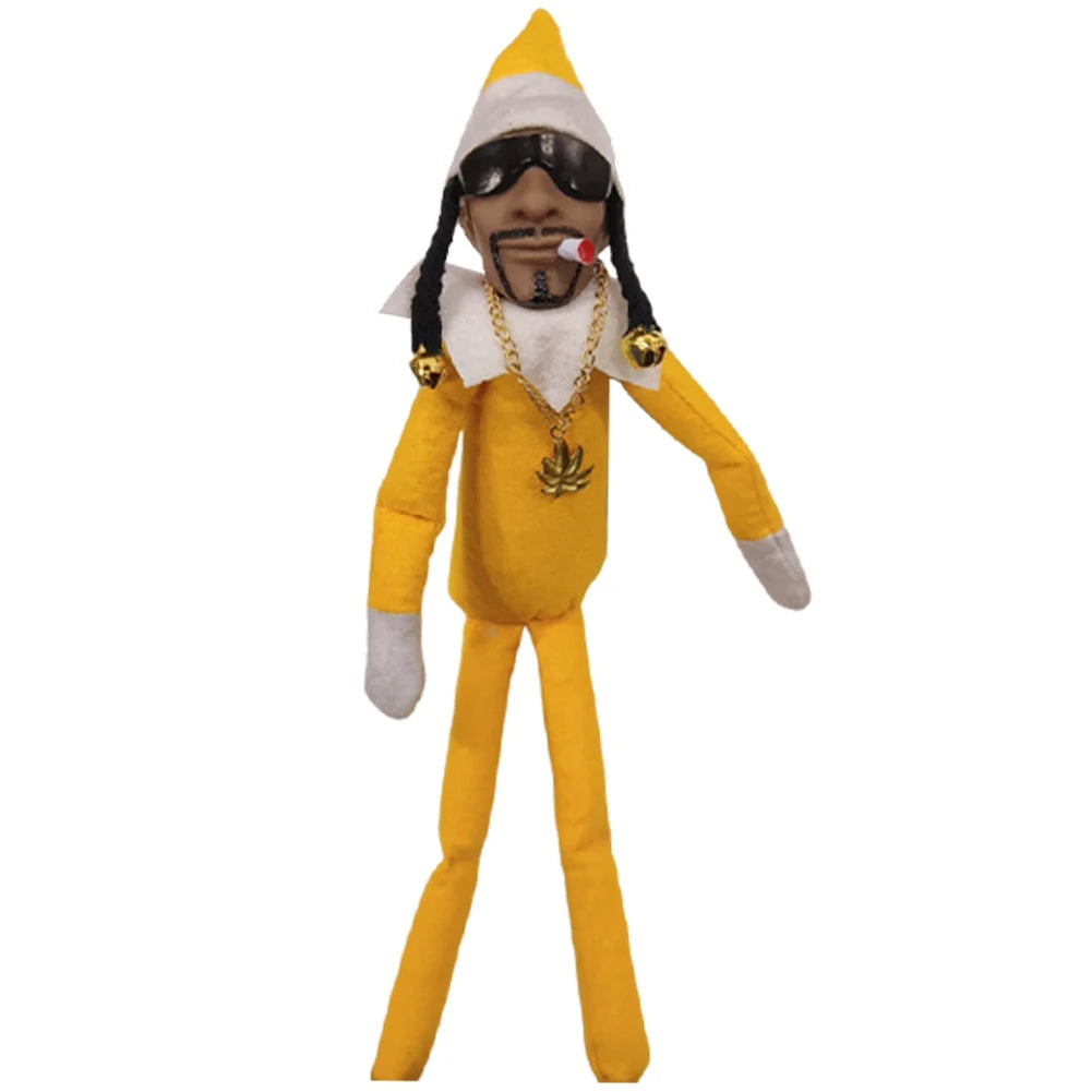 11.81 in Christmas Elf Doll Cute Elves Plush Toy Xmas Gift Holiday Cute Plush Shelf Toy Snoop on A Stoop 2023 Christmas Elf Doll