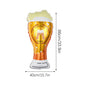 Whiskey beer bottle glass balloons, birthday party, Oktoberfest, bar, New Year, anniversary decoration