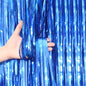 2/3M Party Background Wedding Decoration Foil Fringe Curtain Sequin Bachelorette Photo Backdrop Wall Curtain Birthday BabyShower
