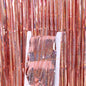 2/3M Party Background Wedding Decoration Foil Fringe Curtain Sequin Bachelorette Photo Backdrop Wall Curtain Birthday BabyShower