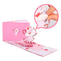 Valentine's Day Pop-Up 3D Cupid Cat Greeting Card - Romantic Love Gift