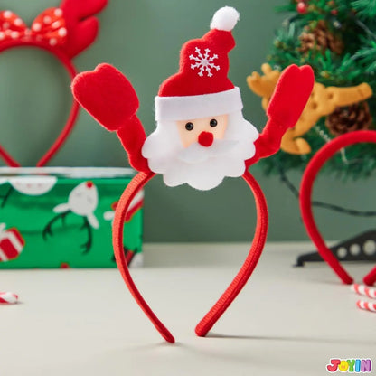 Holiday Cheer - 12-Pack Festive Christmas Headbands Party Set