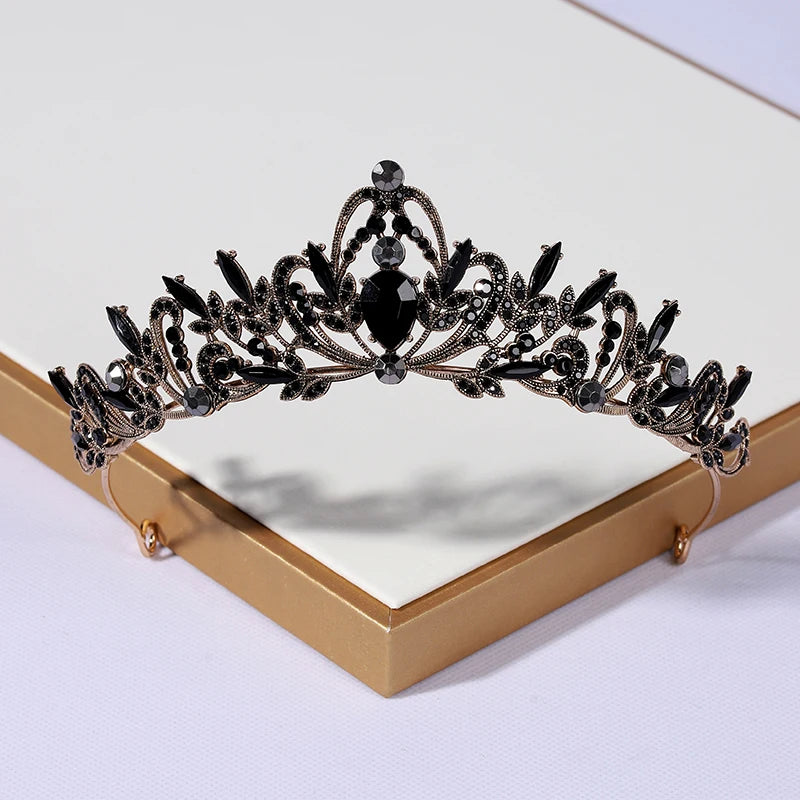 Itacazzo Bridal Headwear Crown Classic Tiaras Suitable for Women's Wedding, Birthday, Party Accessories (Can be Quickly Sent)