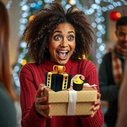 The Annoying Present with Middle Finger in A Box Gift Box with Screws Prank Surprise Pop-Up Novelty Funny Gifts for Adult Toys