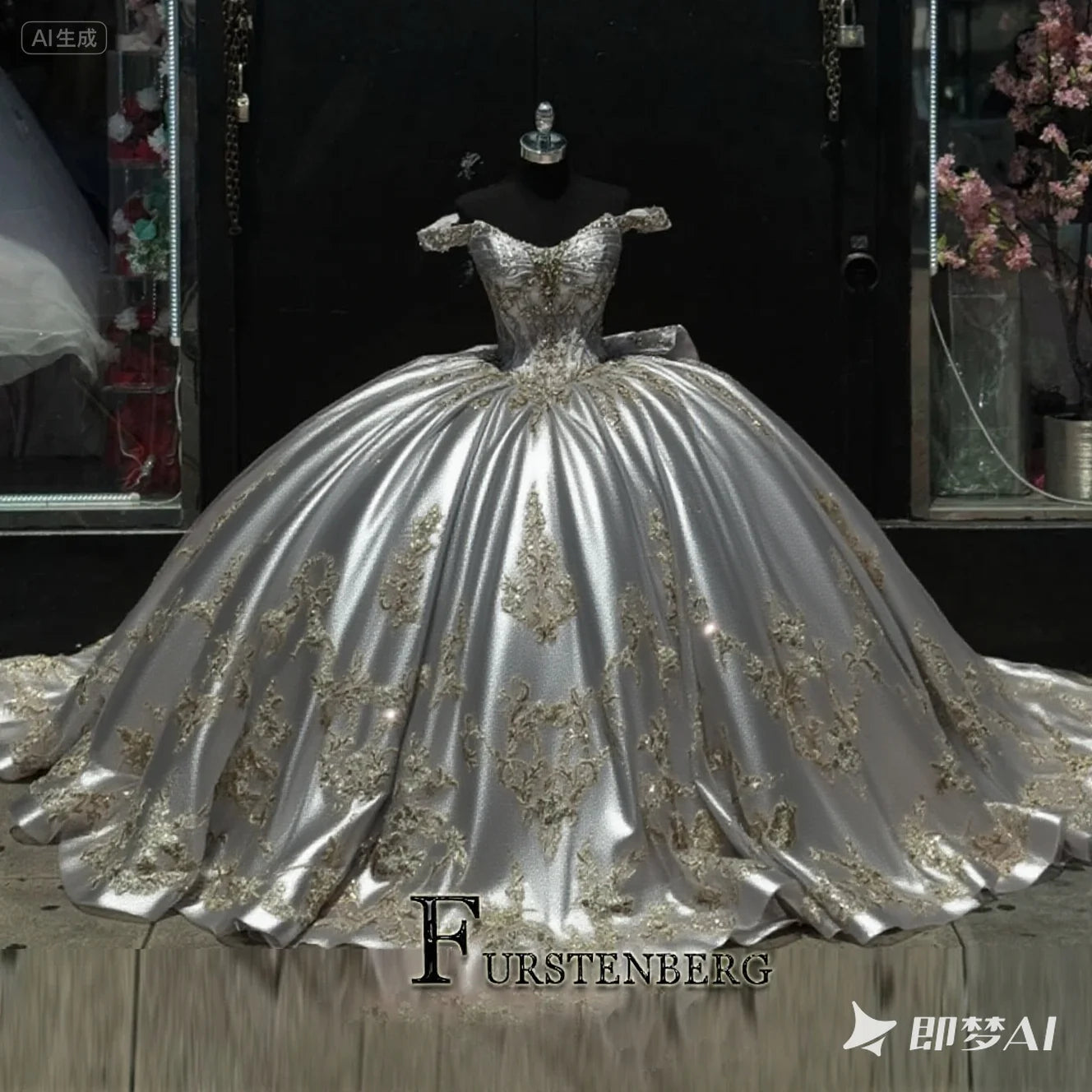 FURSTENBERG Baby Pink 15 Years Quinceneara Dress Bow Bead Cape Formal Party Dress 15 year old quinceanera dresses Customized