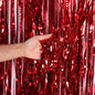 2/3M Party Background Wedding Decoration Foil Fringe Curtain Sequin Bachelorette Photo Backdrop Wall Curtain Birthday BabyShower