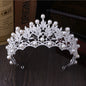 Itacazzo Bridal Headwear Crown Classic Tiaras Suitable for Women's Wedding, Birthday, Party Accessories (Can be Quickly Sent)